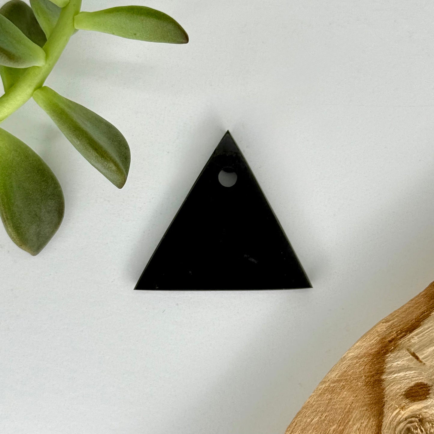 Shungite // Triangle // Pendant