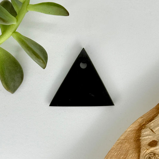 Shungite // Triangle // Pendant