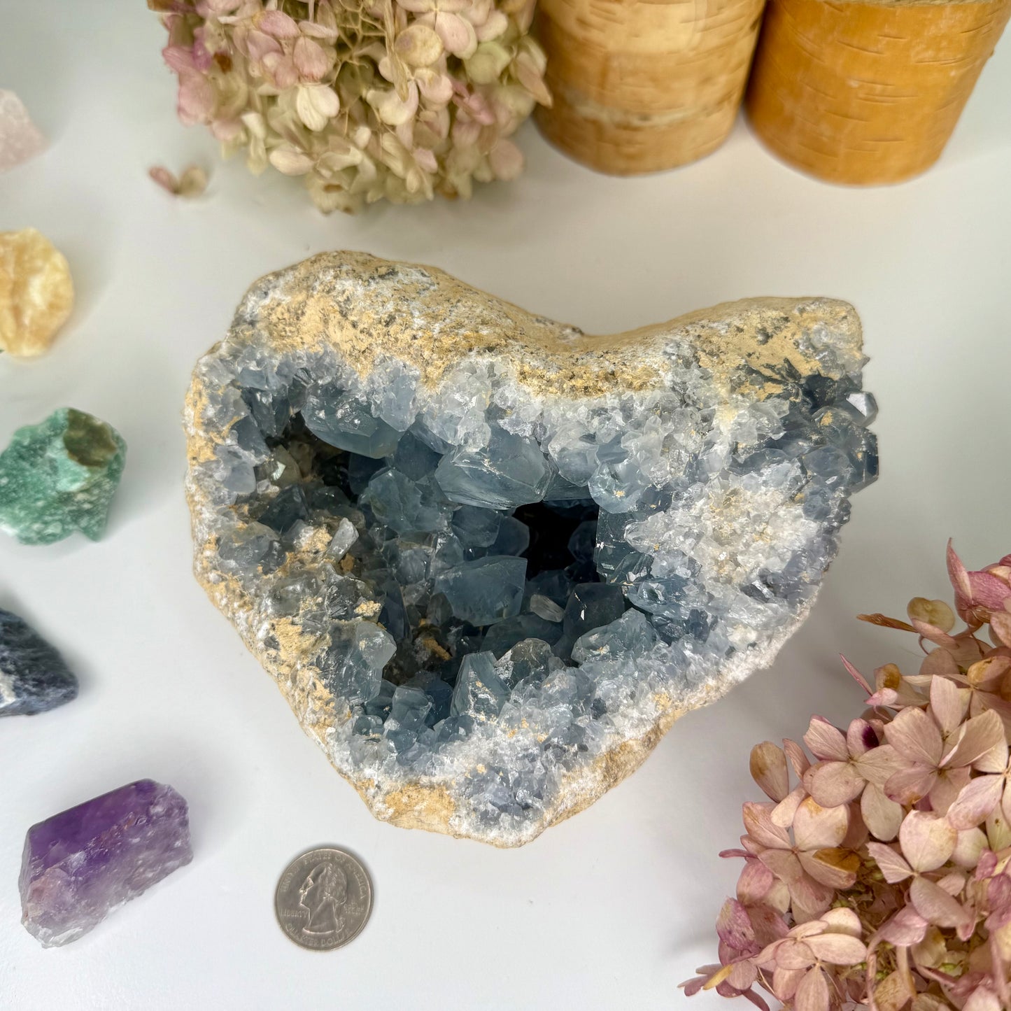 Celestite // Cluster