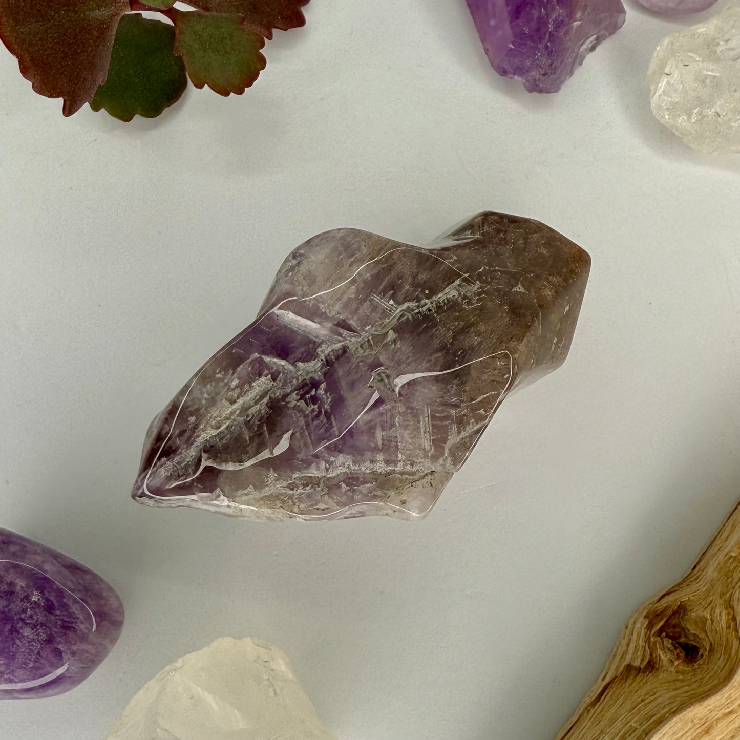 Red Cap // Amethyst // Polished // Points