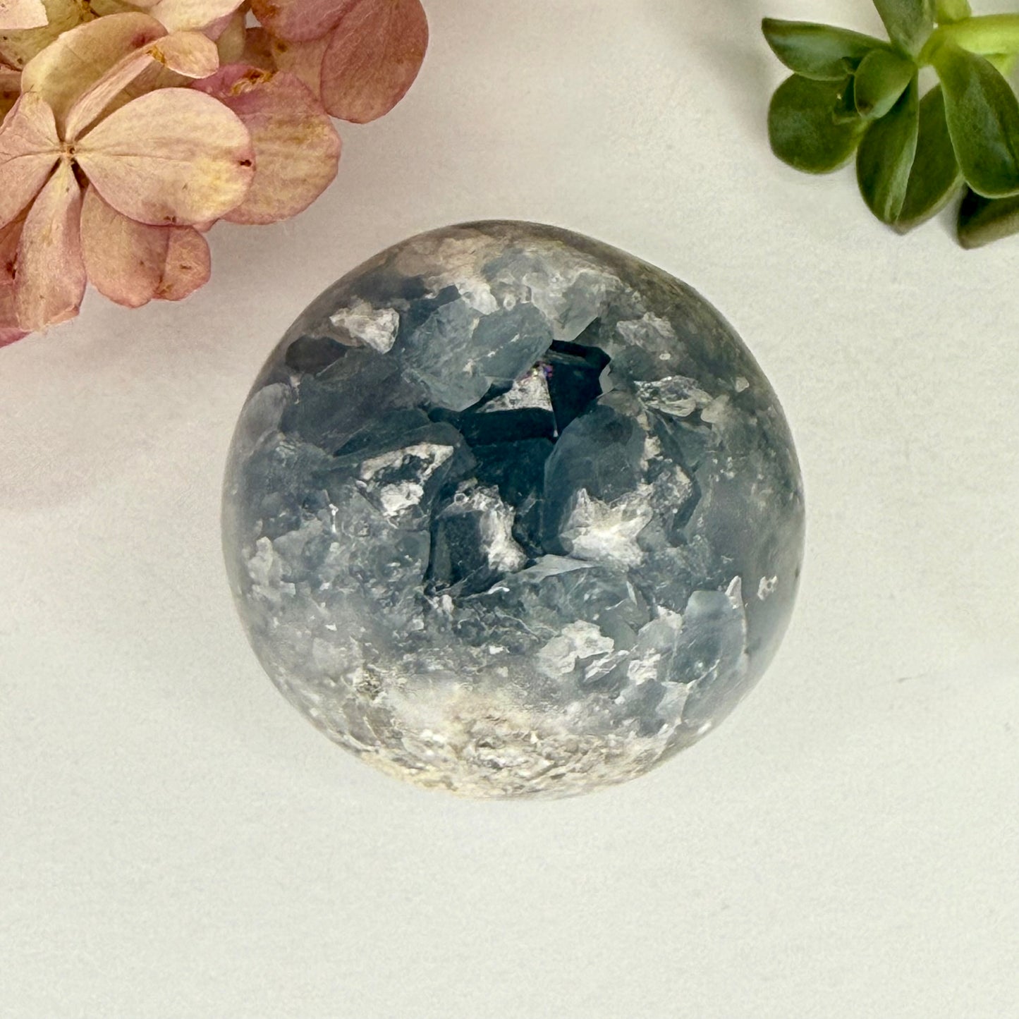 Celestite // Cluster // Sphere