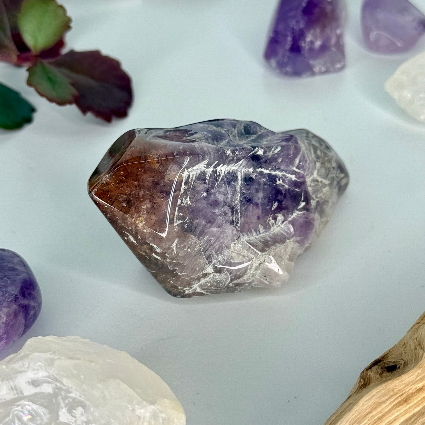 Red Cap // Amethyst // Polished // Points