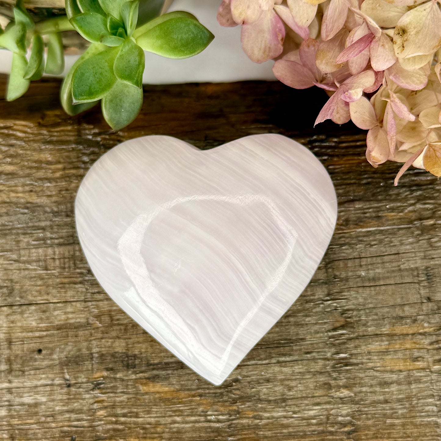 Calcite // Pink Mangano // Heart