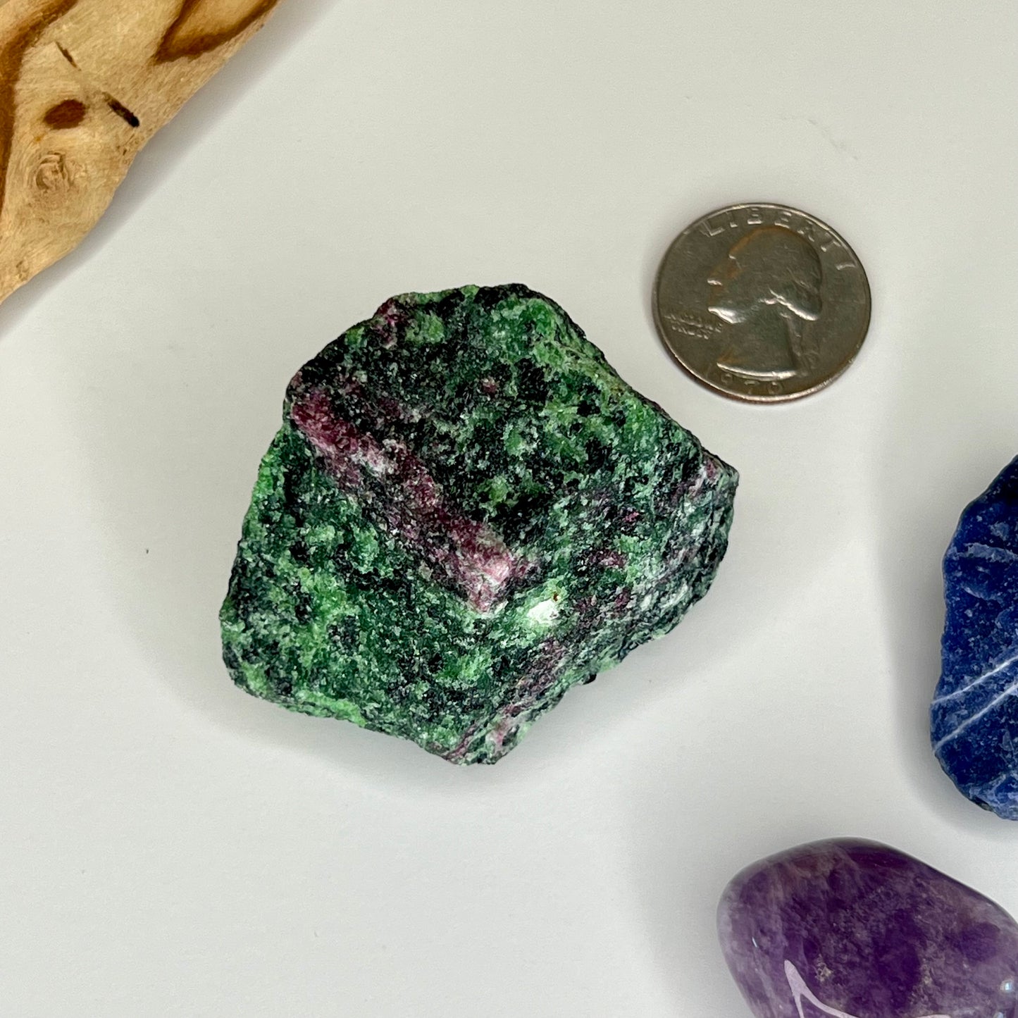 Zoisite with Ruby // Rough