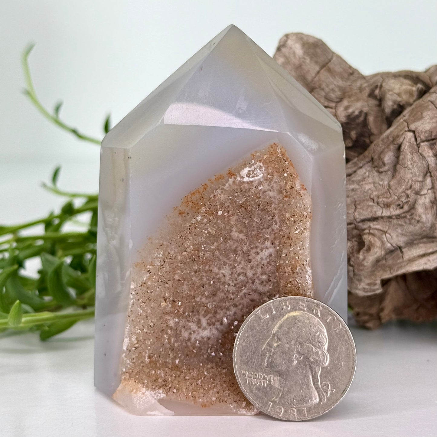 Agate // Tower w/ Druzy