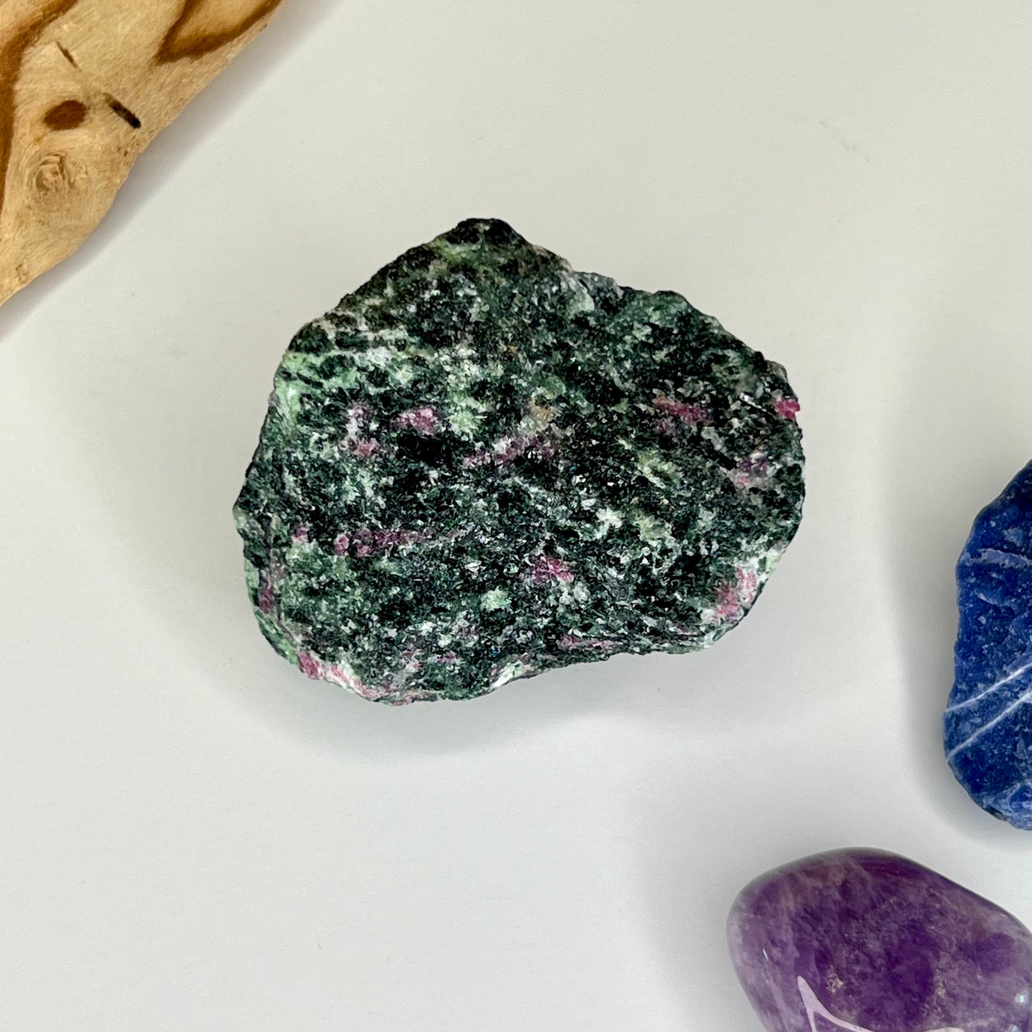 Zoisite with Ruby // Rough