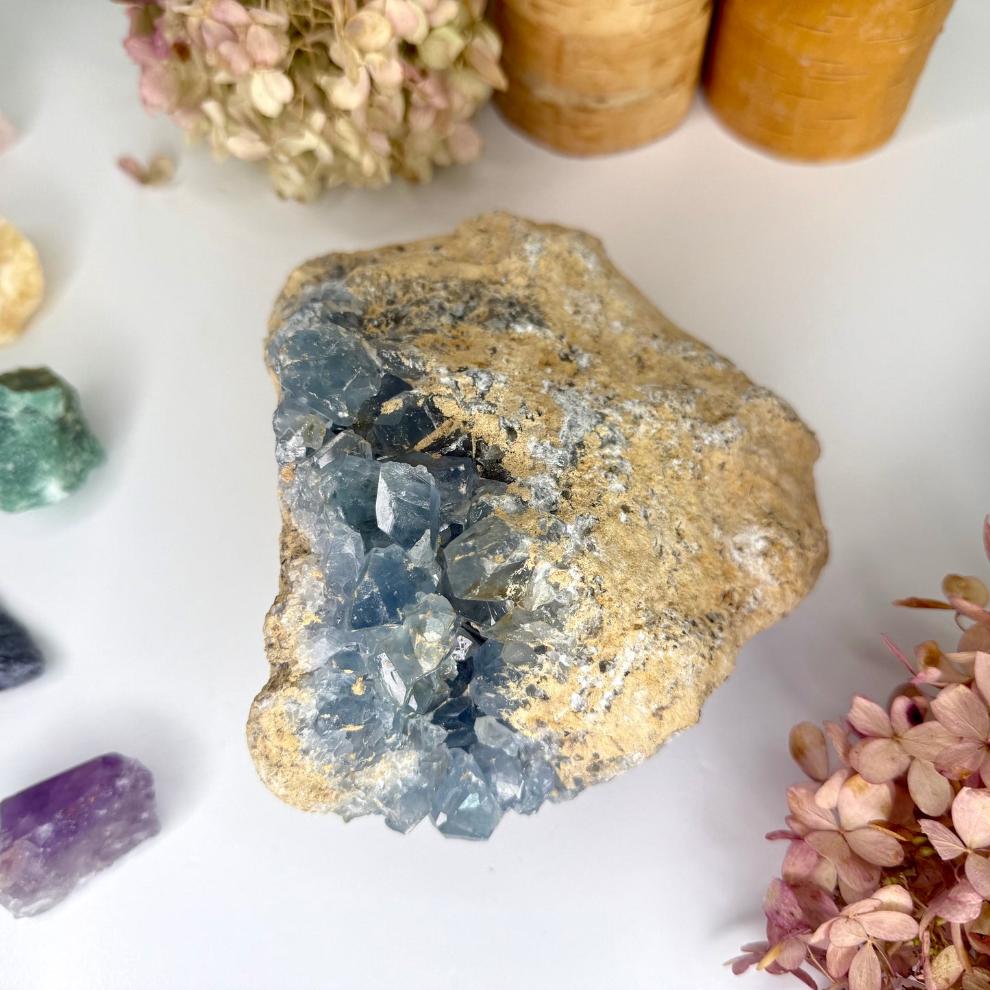 Celestite // Cluster