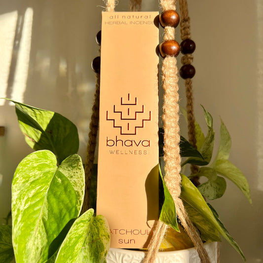 Patchouli Sun Incense // Bhava Wellness // Organic