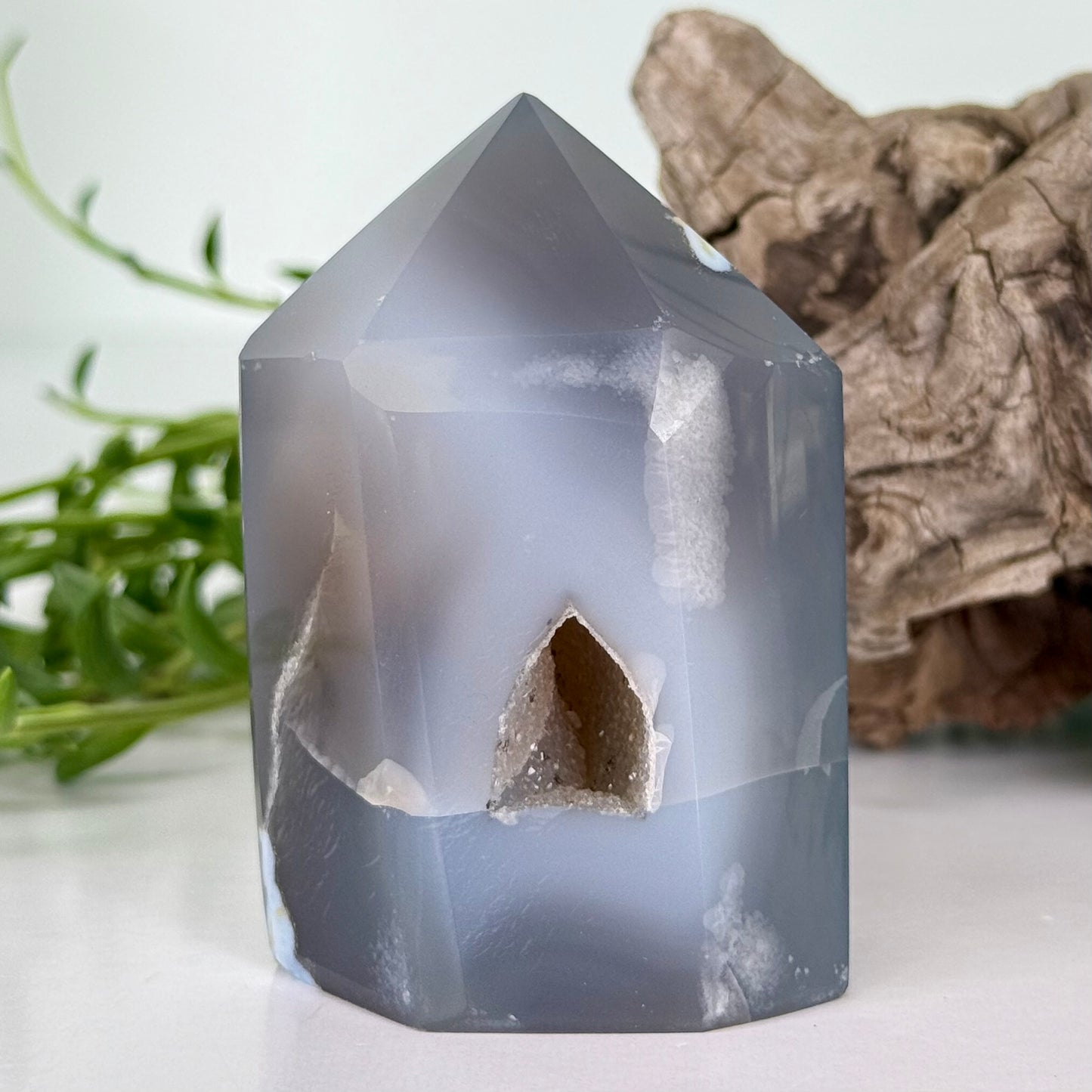 Agate // Tower w/ Druzy