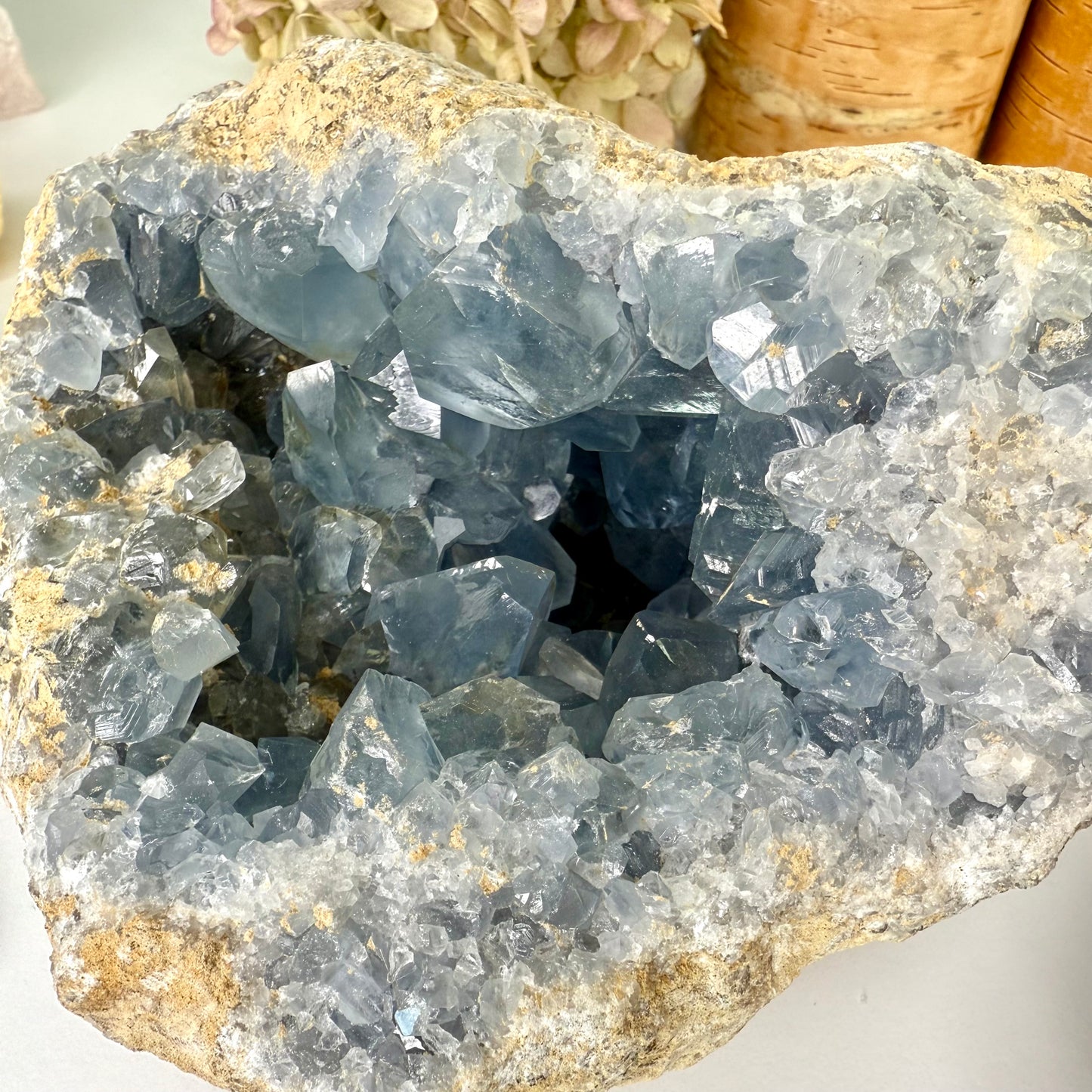 Celestite // Cluster