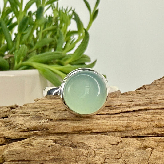 Chalcedony // Blue // Size 9 // Ring