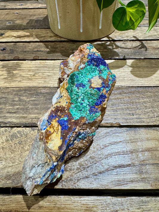 Azurite // Malachite // Mineral Specimen // Rough - SolRising The Rock Shop