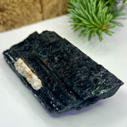 Tourmaline // Black // Natural Mineral // Rough - SolRising The Rock Shop