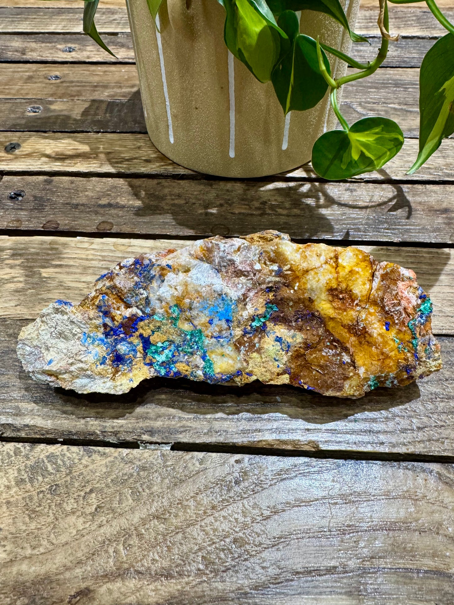 Azurite // Malachite // Mineral Specimen // Rough - SolRising The Rock Shop