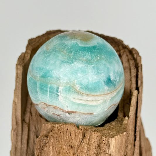 Aragonite // Blue // Sphere