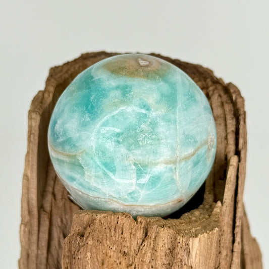 Aragonite // Blue // Sphere