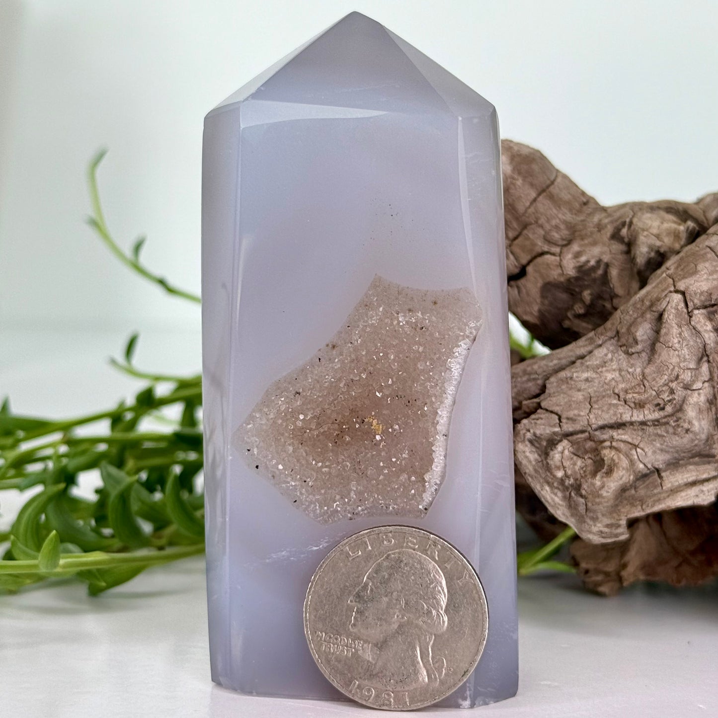Agate // Tower w/ Druzy