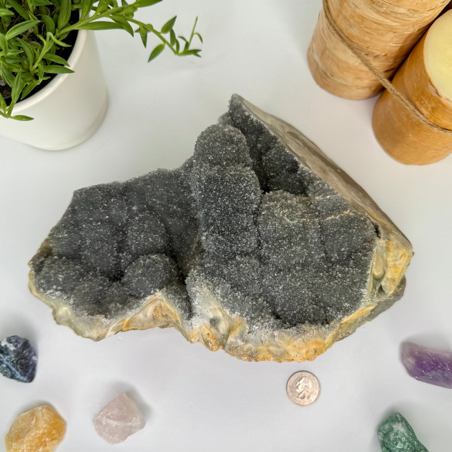 Amethyst // Black // Stalactite + Base