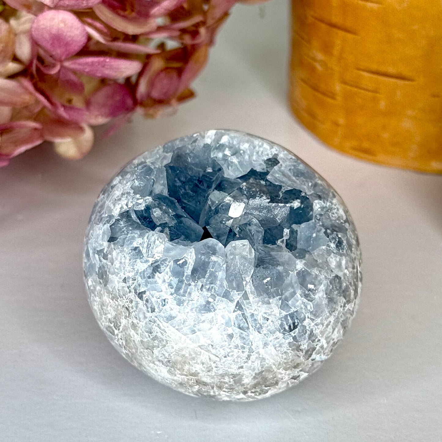 Celestite // Cluster // Sphere
