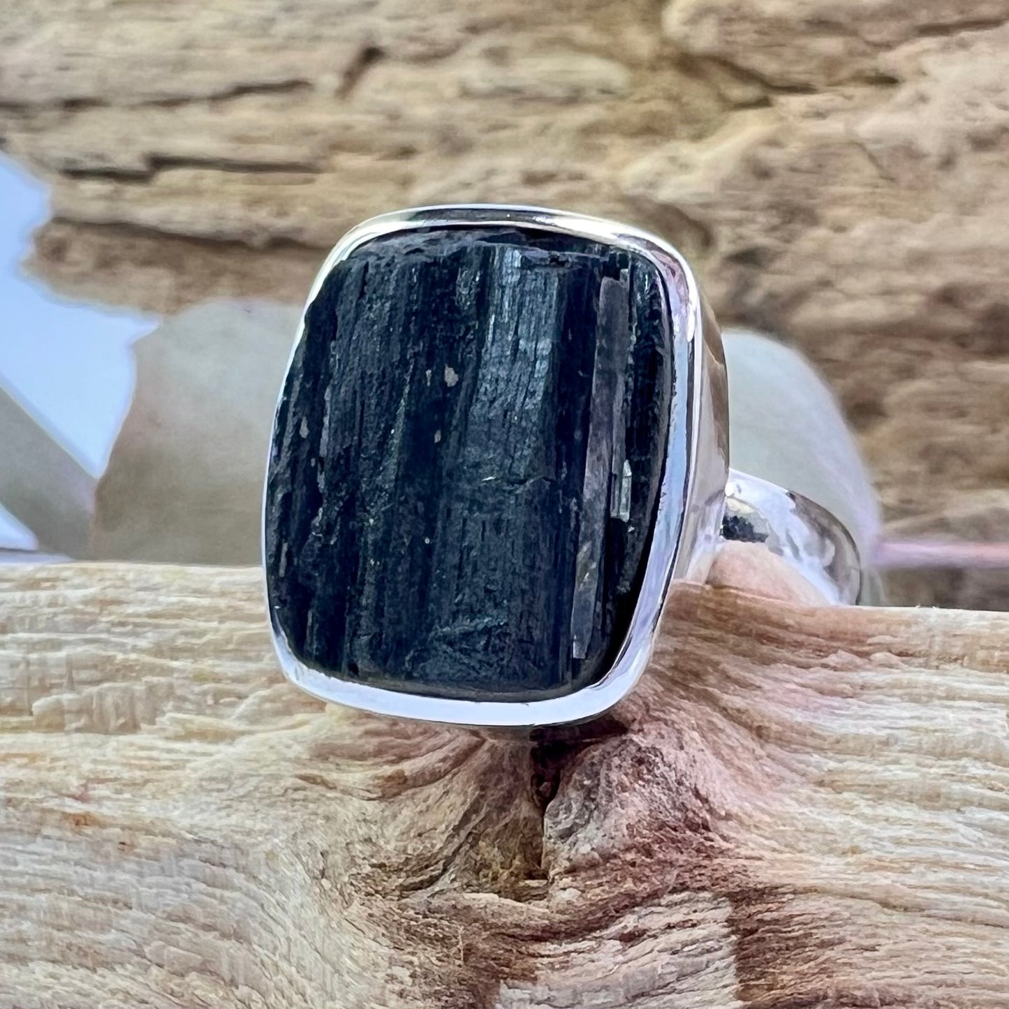 Tourmaline // Black // Size 6 // Ring