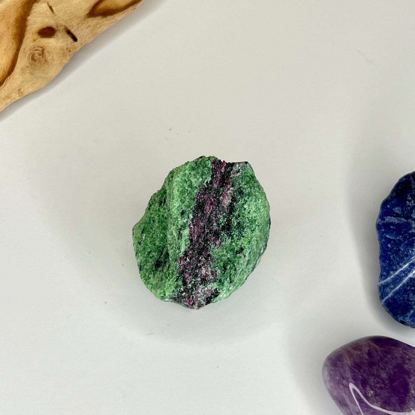 Zoisite with Ruby // Rough
