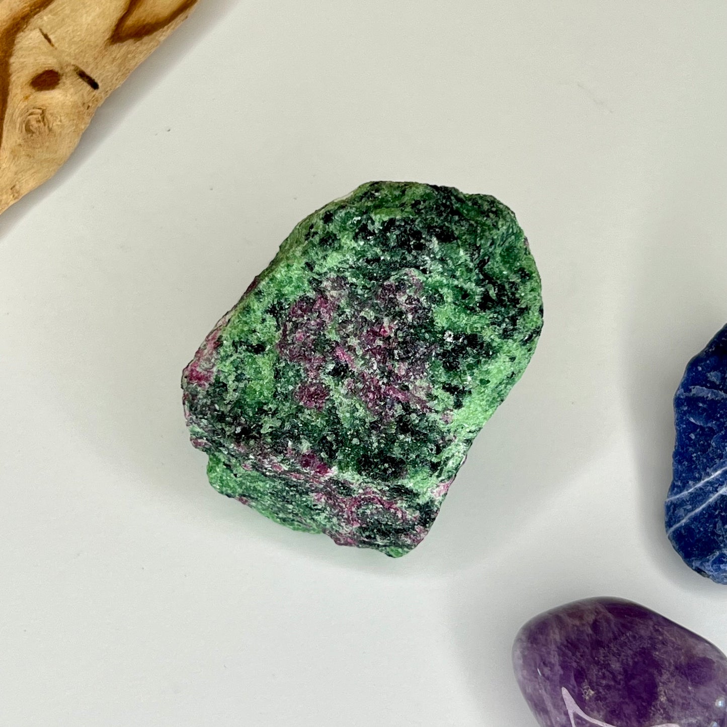 Zoisite with Ruby // Rough