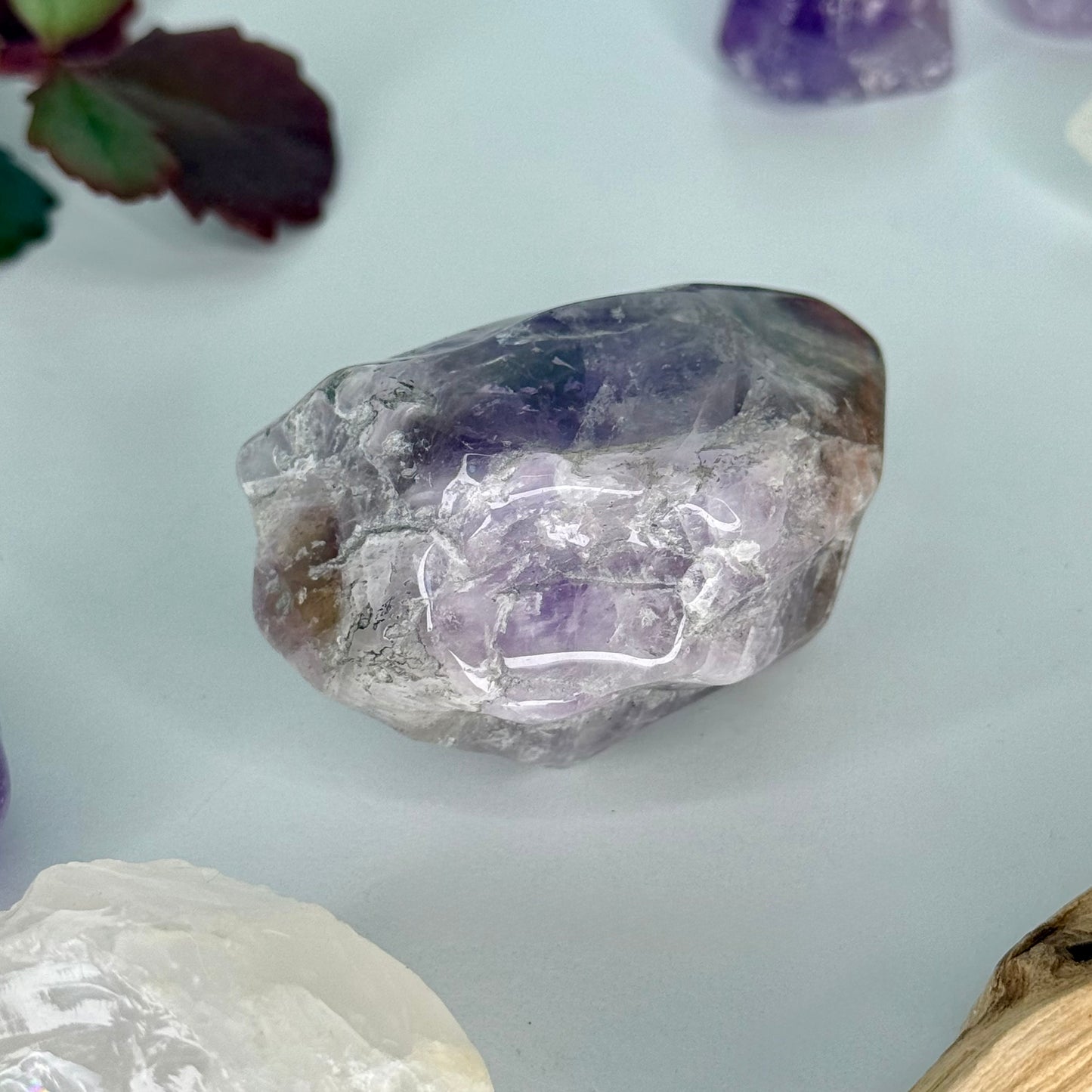 Red Cap // Amethyst // Polished // Points