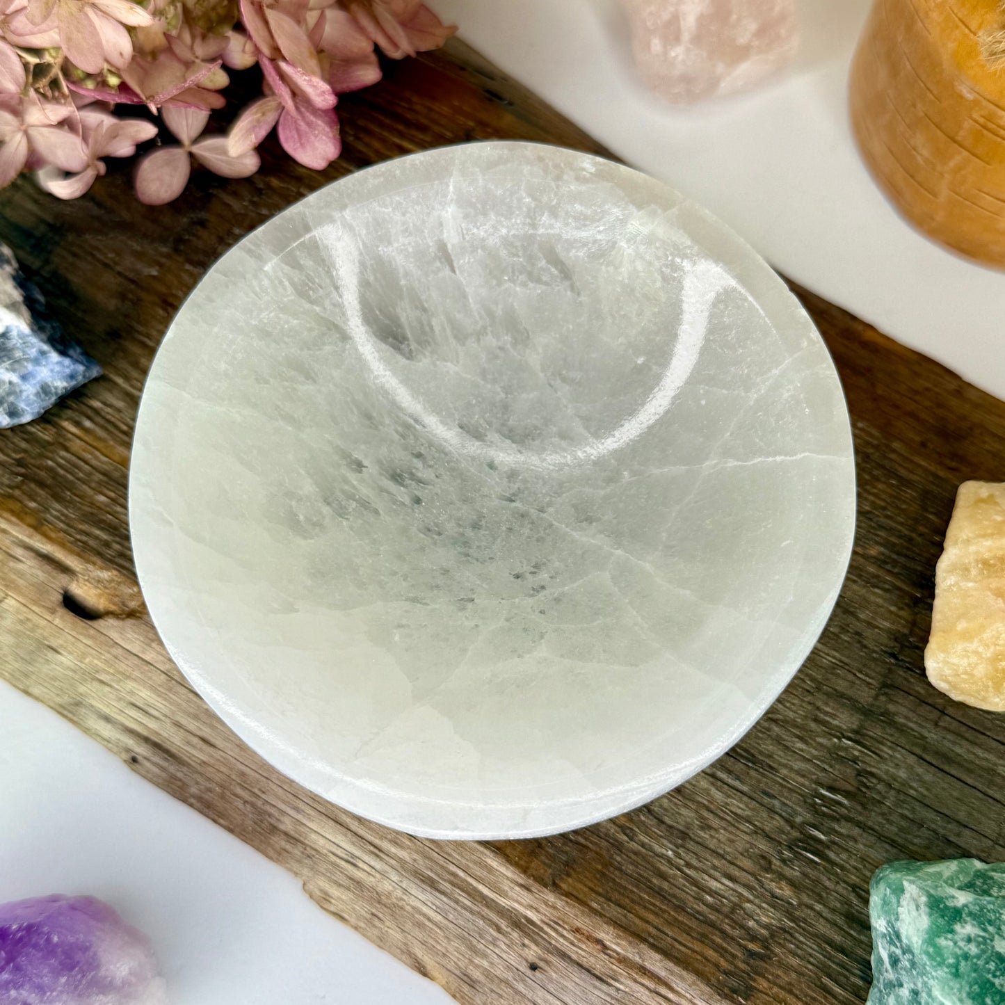Selenite // Circle // Bowl // Accessory