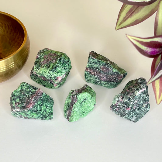 Zoisite with Ruby // Rough