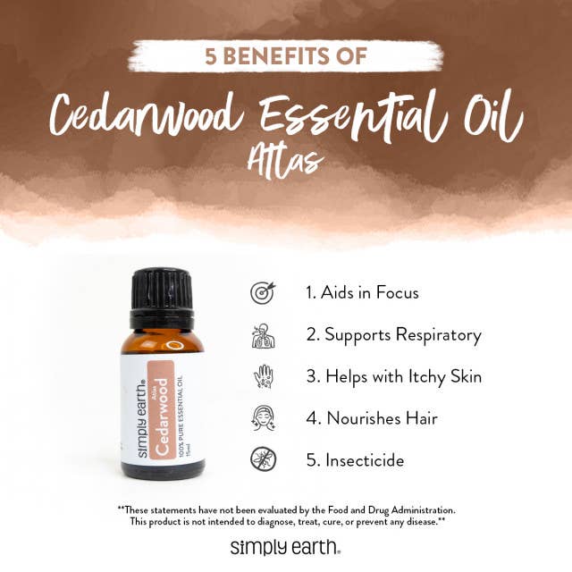 Cedarwood Atlas Essential Oil 15ml