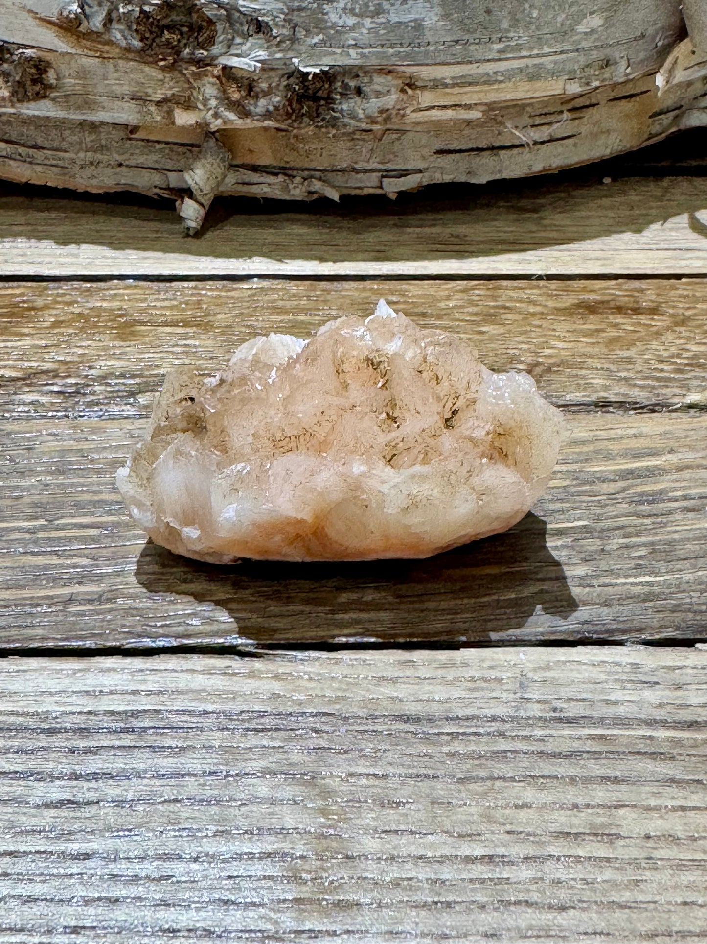 Peach Stilbite // Cluster