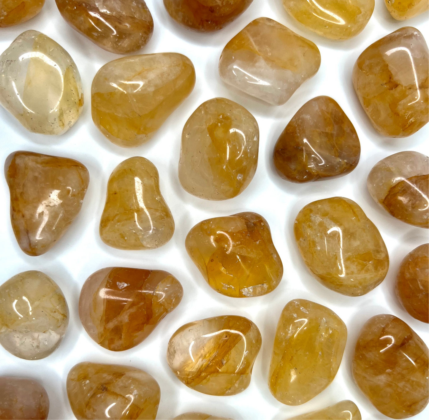 Quartz // Golden Healer // Tumbled - SolRising The Rock Shop