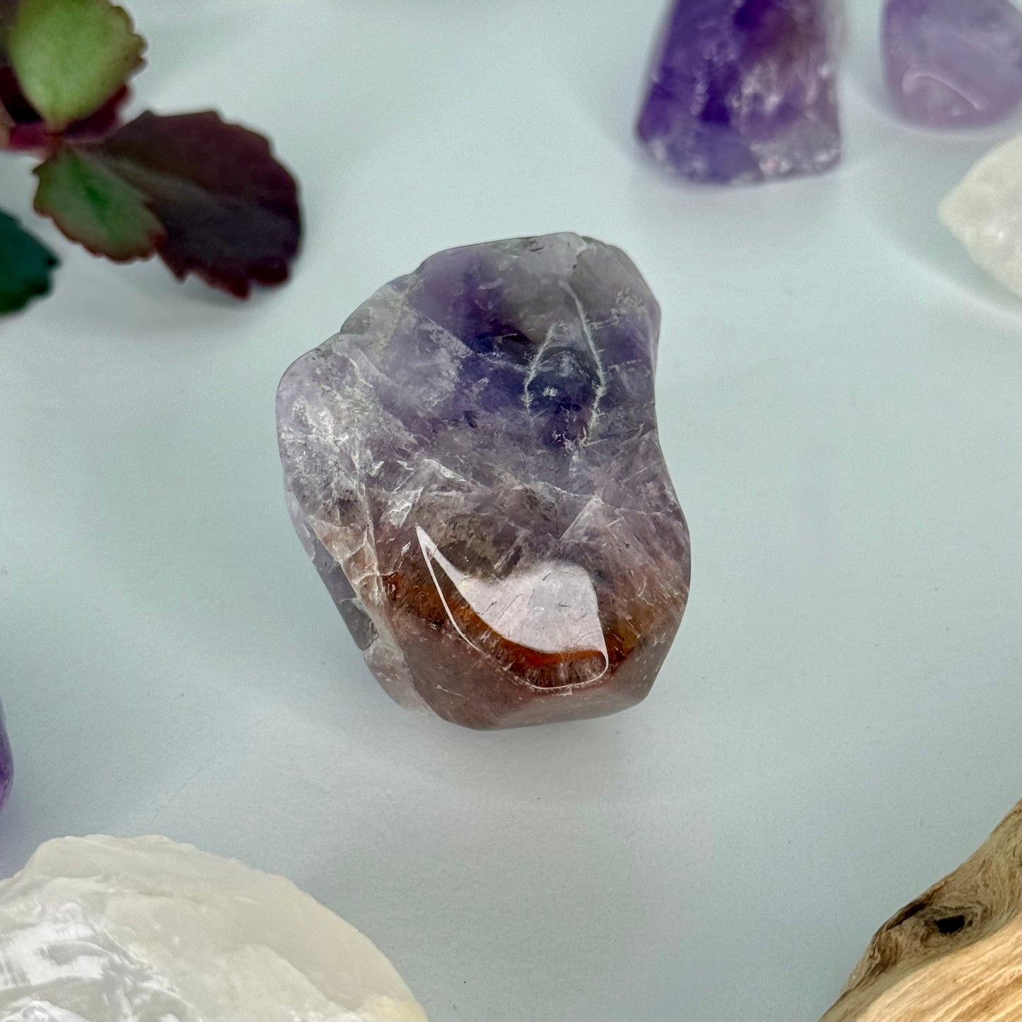 Red Cap // Amethyst // Polished // Points