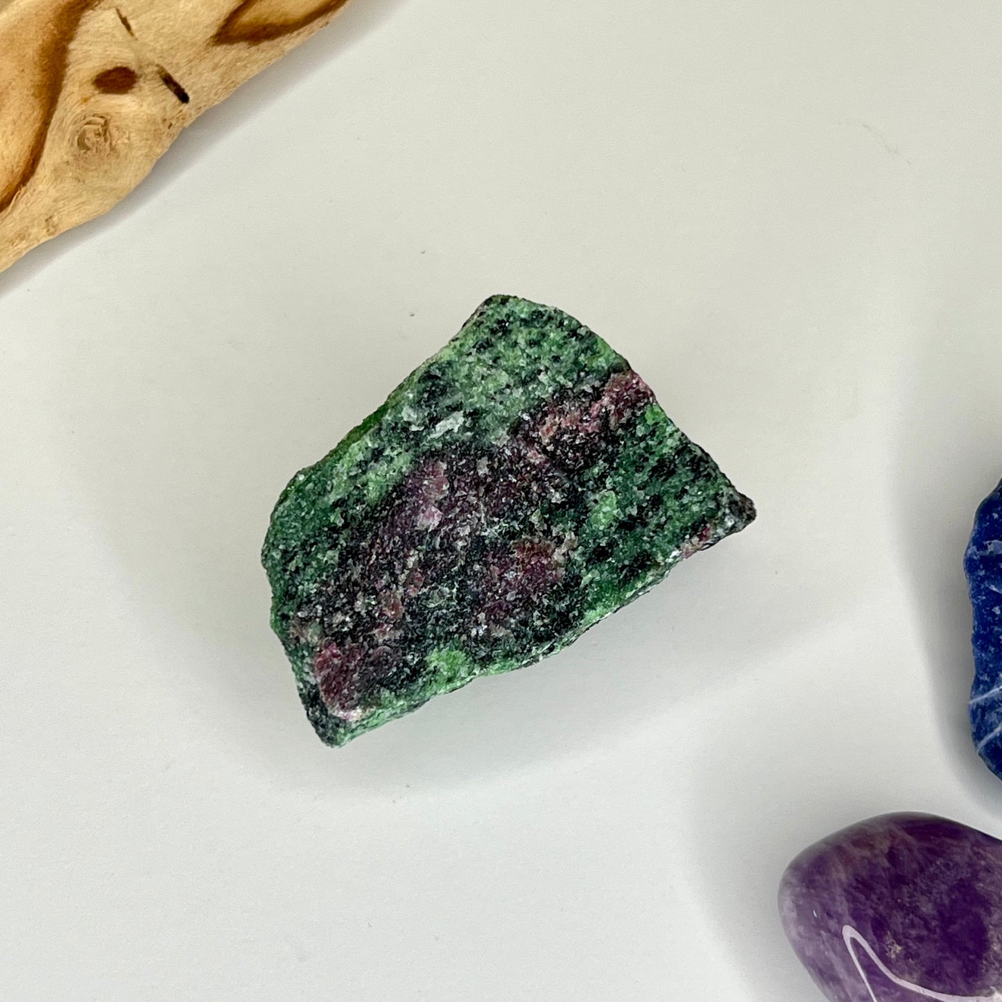 Zoisite with Ruby // Rough