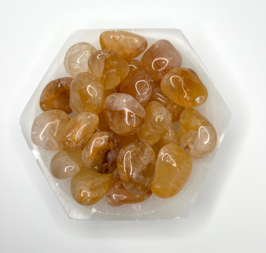 Quartz // Golden Healer // Tumbled - SolRising The Rock Shop