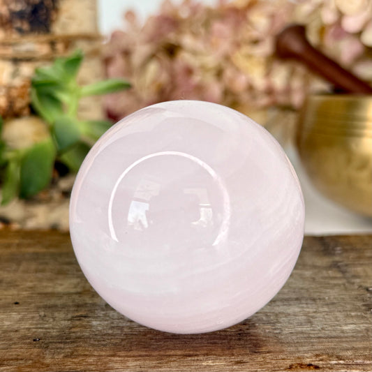 Calcite // Pink Mangano // Sphere