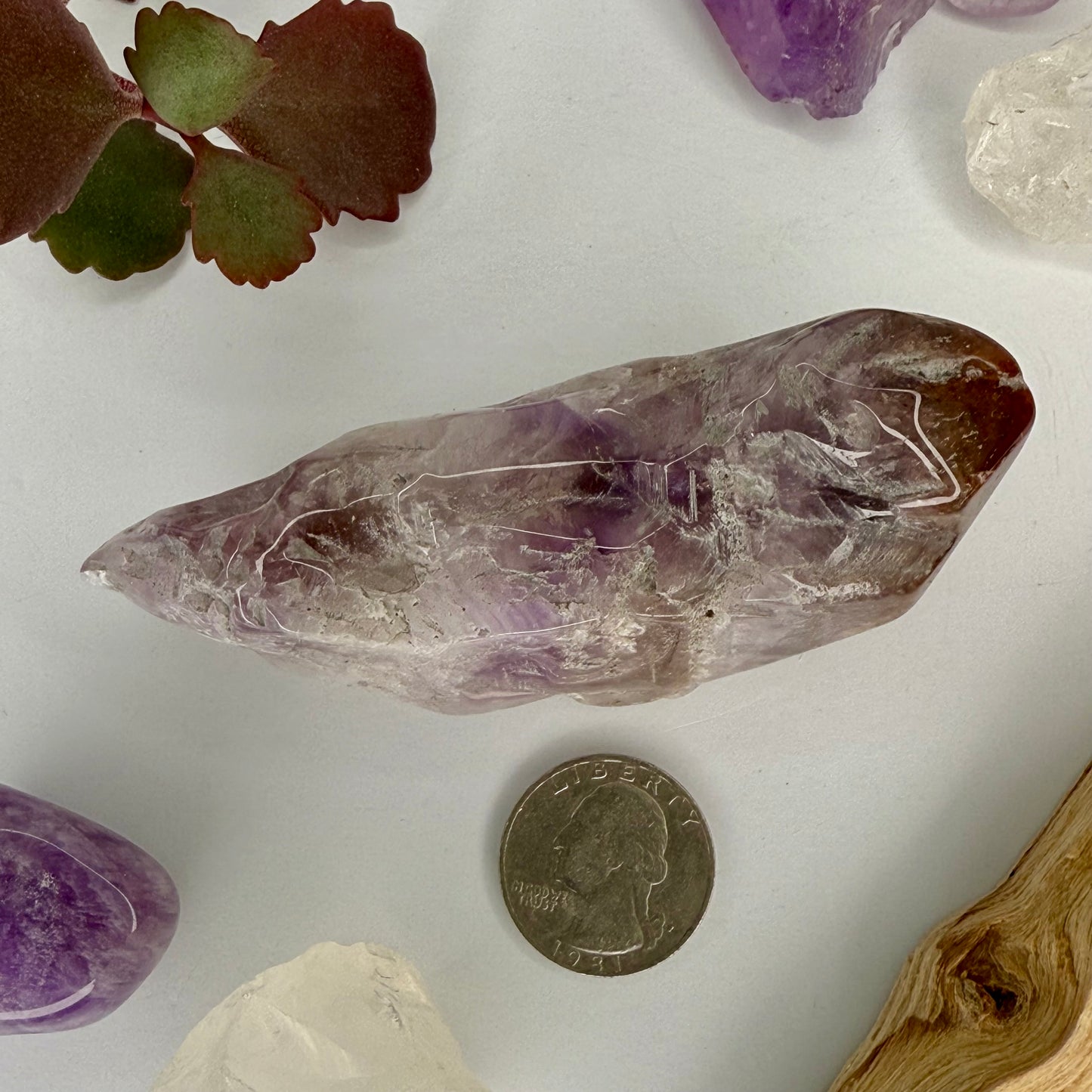 Red Cap // Amethyst // Polished // Points