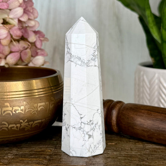 Howlite // Tower - SolRising The Rock Shop