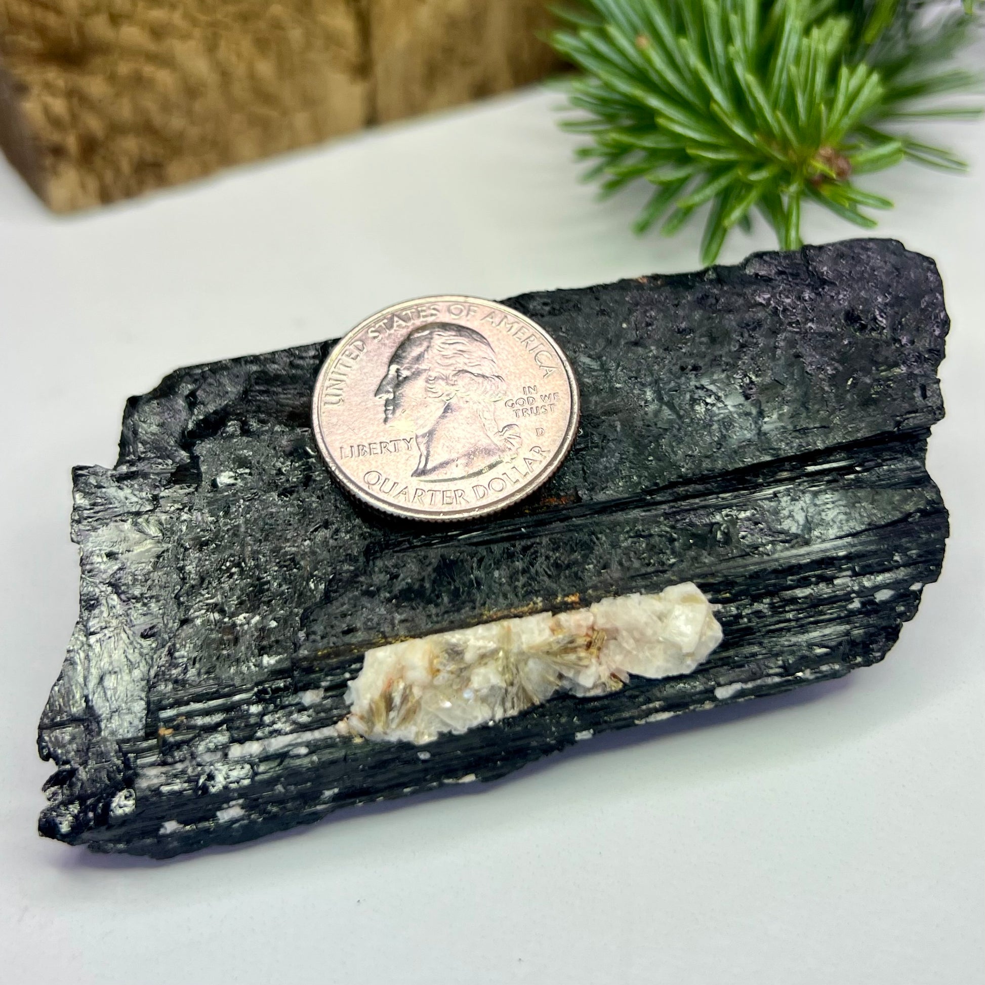 Tourmaline // Black // Natural Mineral // Rough - SolRising The Rock Shop