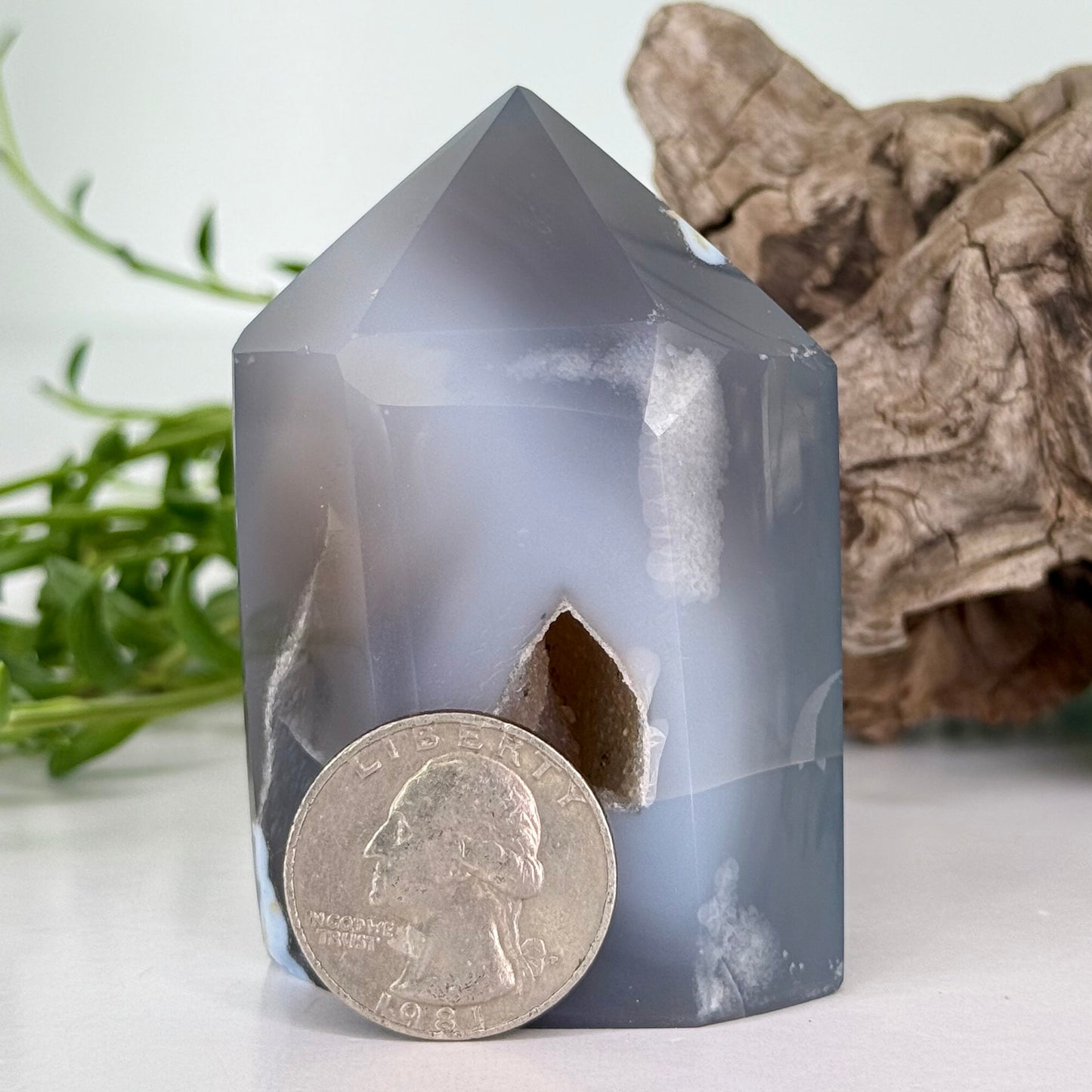 Agate // Tower w/ Druzy