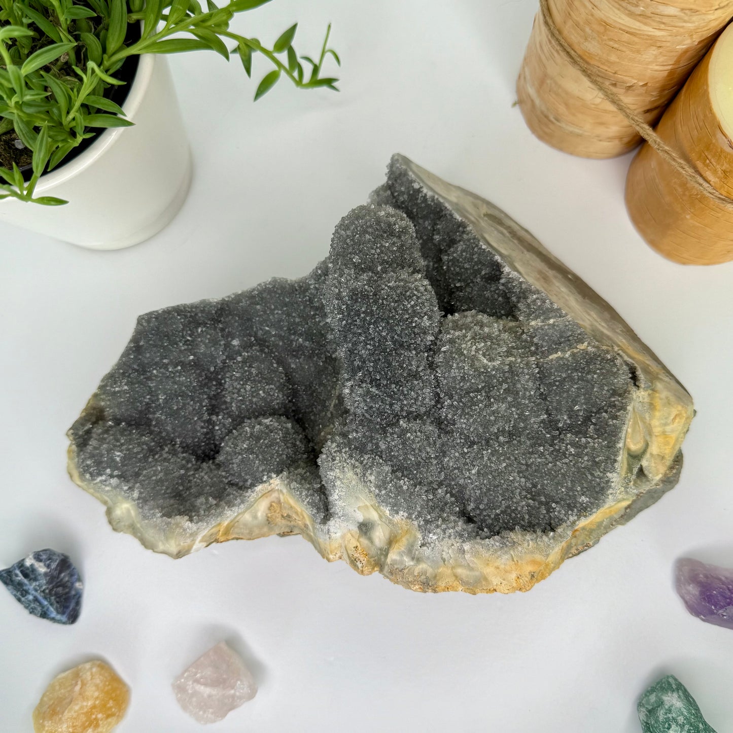 Amethyst // Black // Stalactite + Base