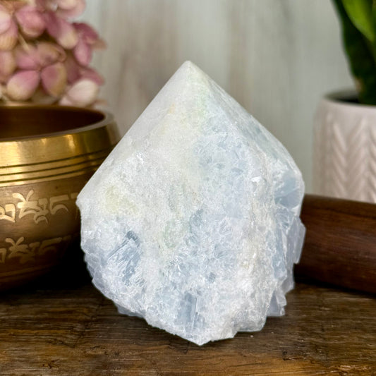 Calcite // Blue // Free Form Point