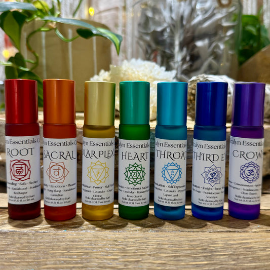 Heart Chakra // Essential Oil Roll-on // Crystal & Reiki Infused