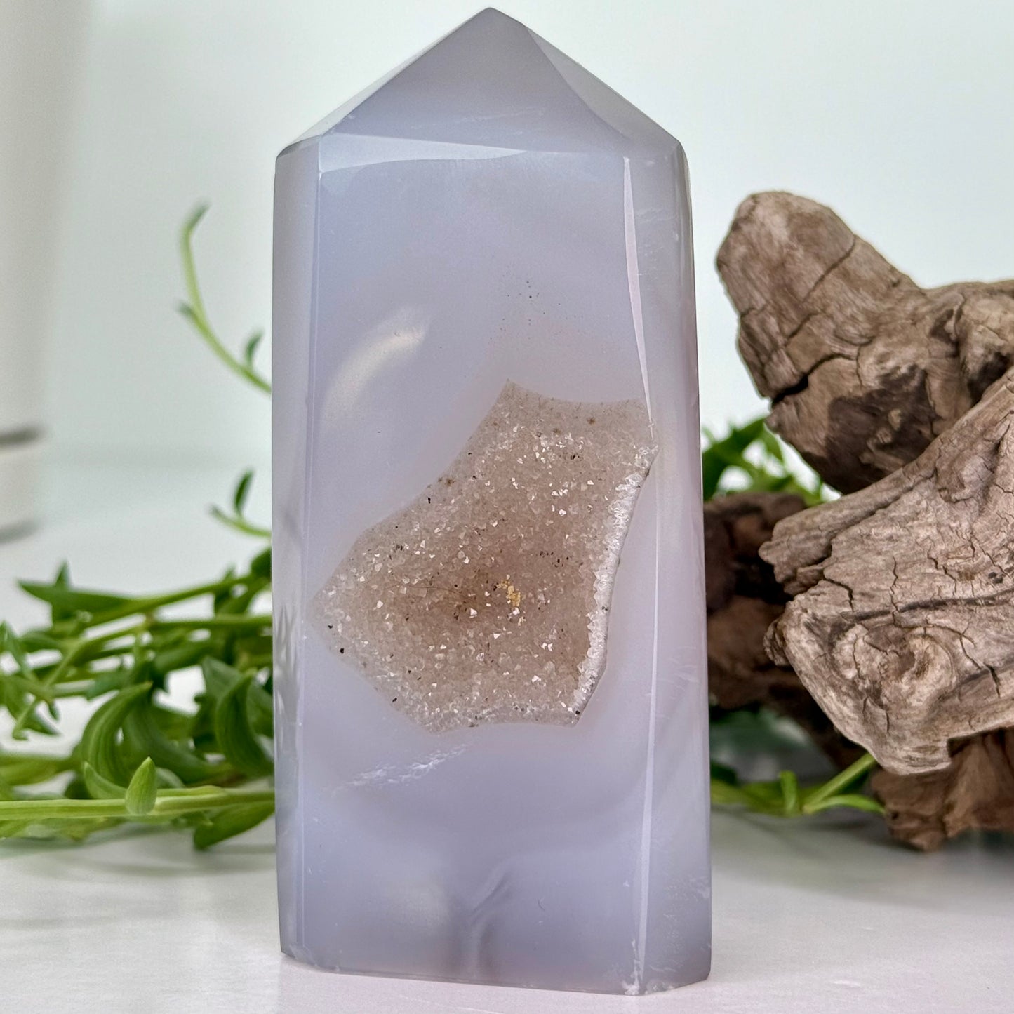 Agate // Tower w/ Druzy