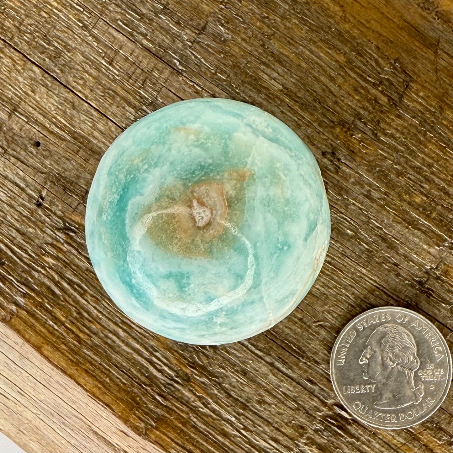 Aragonite // Blue // Sphere