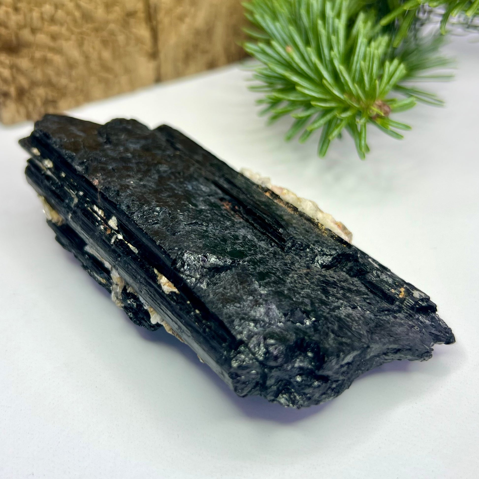 Tourmaline // Black // Natural Mineral // Rough - SolRising The Rock Shop