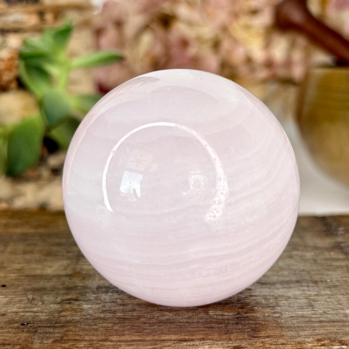 Calcite // Pink Mangano // Sphere