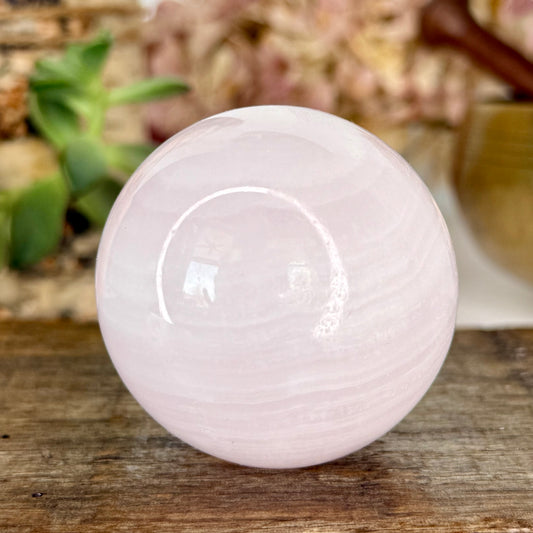 Calcite // Pink Mangano // Sphere