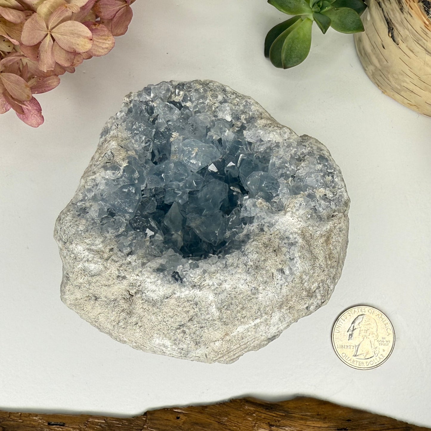 Celestite // Cluster