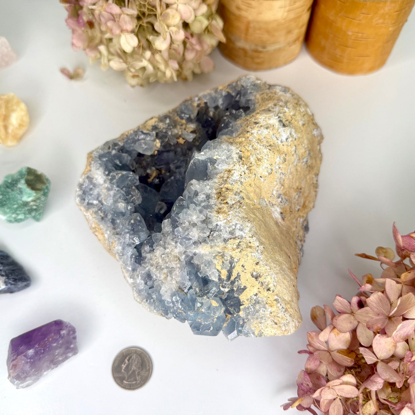 Celestite // Cluster